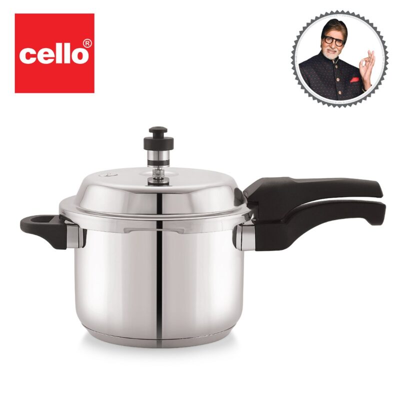Chef Impact Bonded Stainless Steel Tri-Ply Bottom Pressure Cooker Outer Lid - Image 20