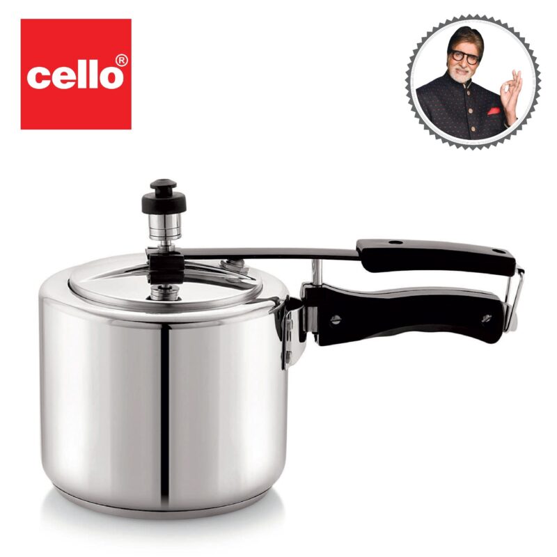 Chef Impact Bonded Stainless Steel Tri-Ply Bottom Pressure Cooker Inner Lid - Image 13