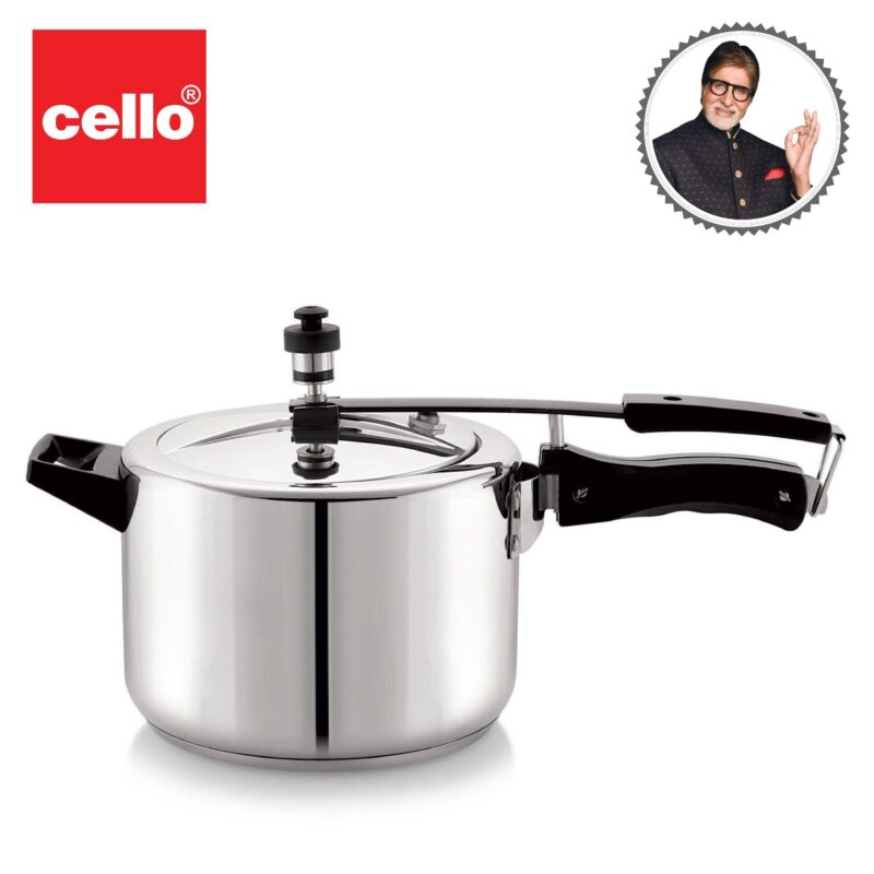 Chef Impact Bonded Stainless Steel Tri-Ply Bottom Pressure Cooker Inner Lid - Image 14