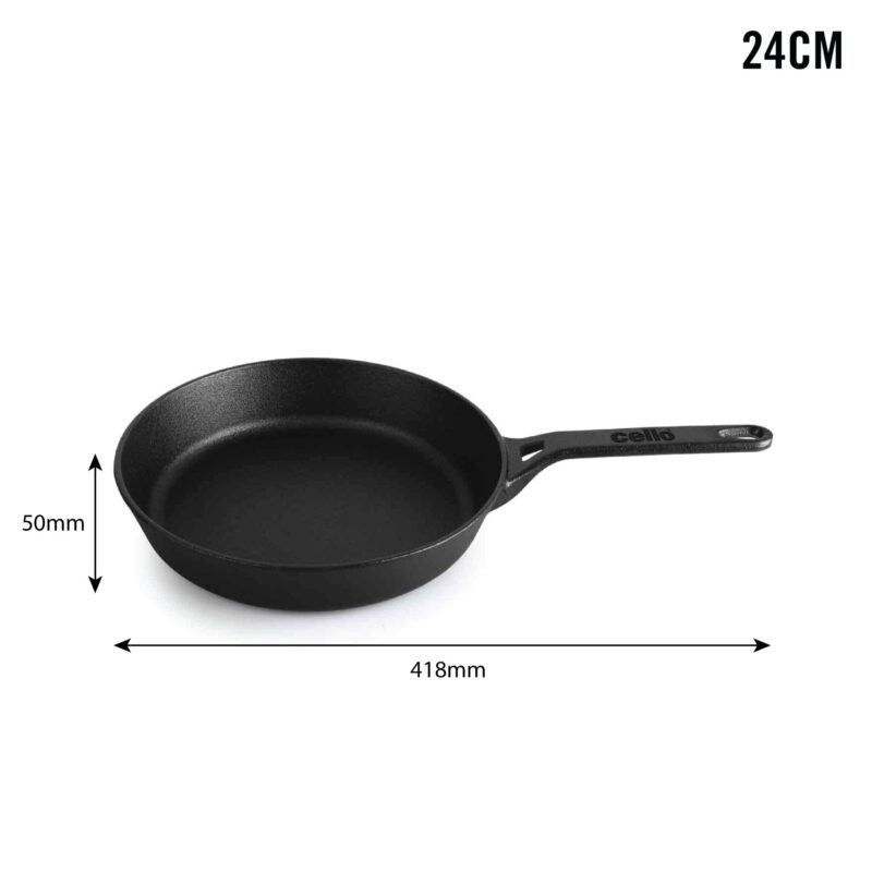 Ironica Pre-Seasoned Cast Iron Fry Pan - Image 10