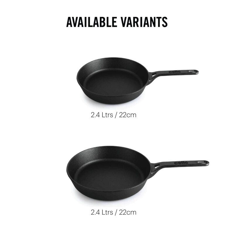 Ironica Pre-Seasoned Cast Iron Fry Pan - Image 12