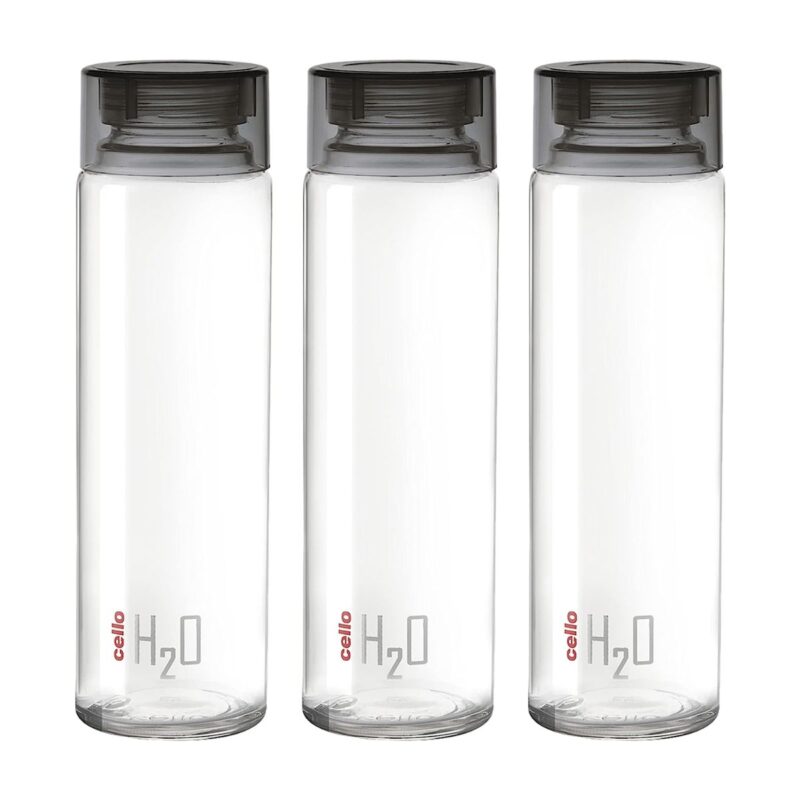 H2O Glass Water Bottle with Plastic Cap, 920ml - Image 20