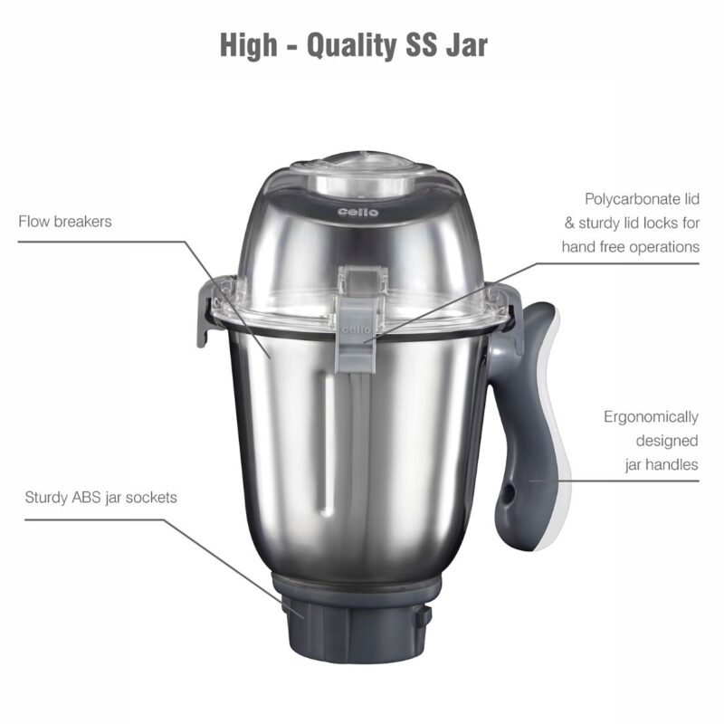 Discovery Chef Juicer Mixer Grinder with 5 Jars, 750W - Image 19