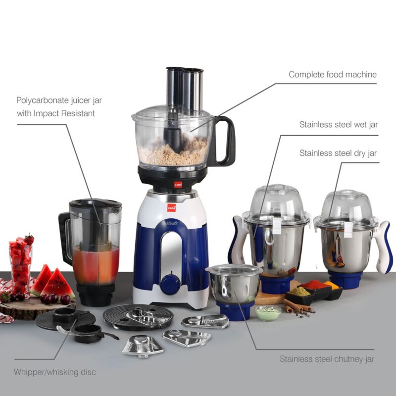Discovery Chef Juicer Mixer Grinder with 5 Jars, 750W - Image 3