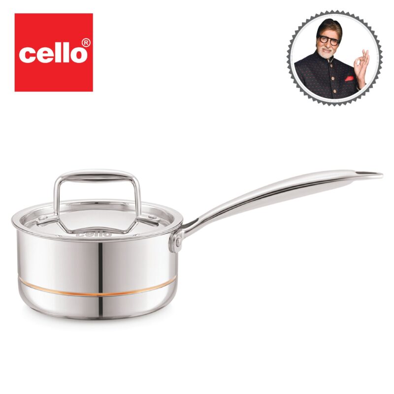 5-Ply Stainless Steel Sauce Pan with Lid - Image 20