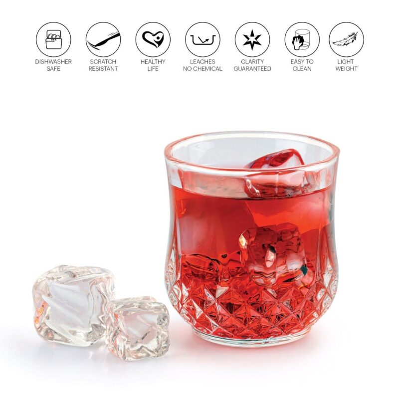 Amore Glass Tumblers, Set of 6 - Image 9