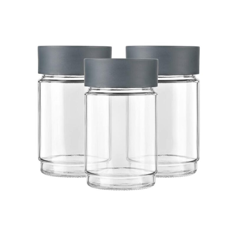 Modustack Glassy Storage Jar, Set of 3 - Image 2