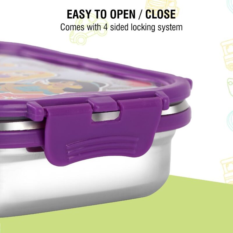 Click It Toons Stainless Steel Lunch Box, Big - Image 15