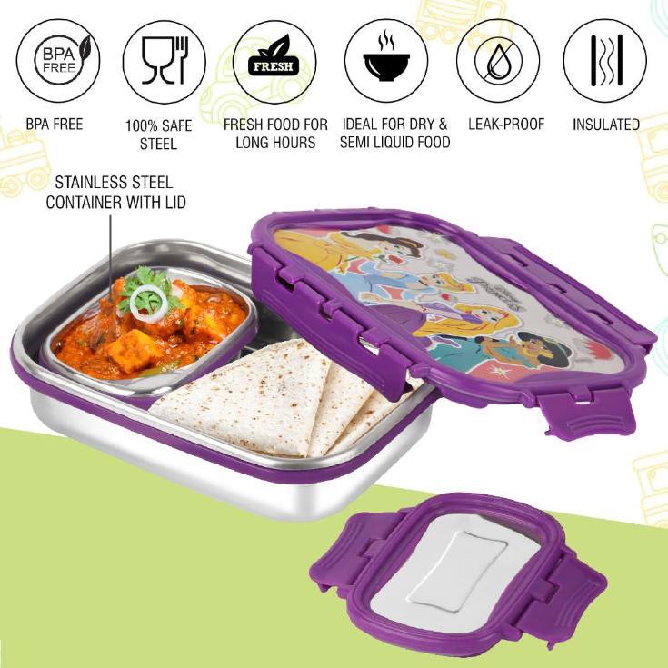 Click It Toons Stainless Steel Lunch Box, Medium - Image 11