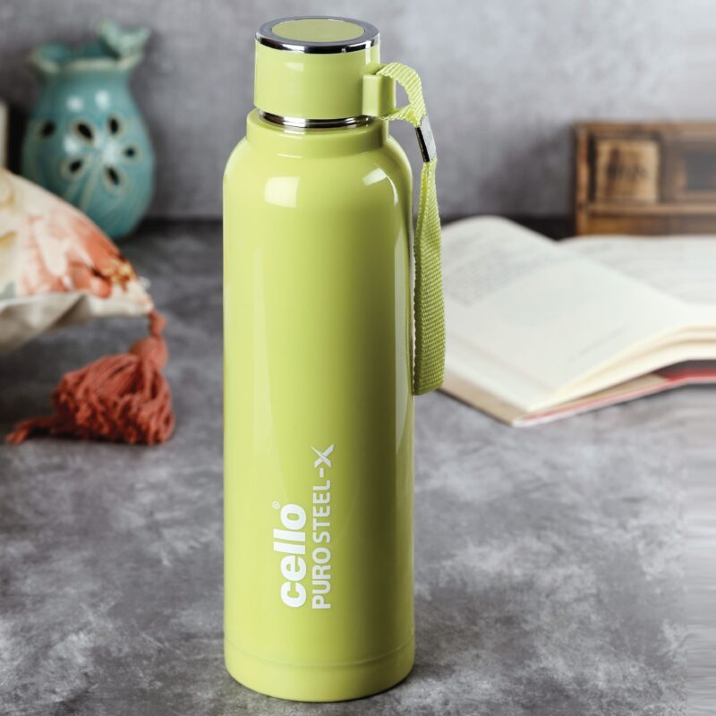 Green|Puro Steel-X Benz 900 Water Bottle, 730ml / 730ml