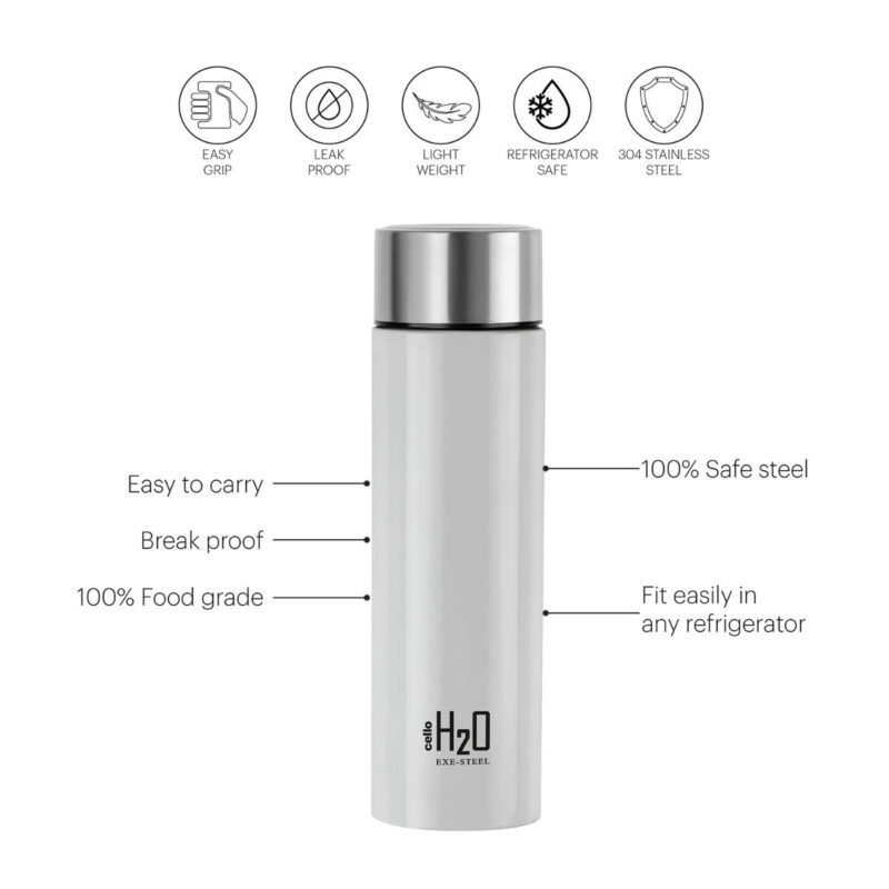 H2O Stainless Steel Water Bottle, 1000ml - Image 21