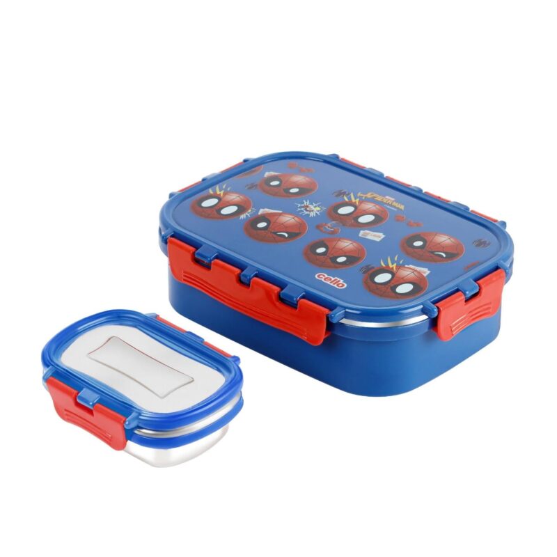 Blue|Fun Food Lunch Box, Medium / Medium