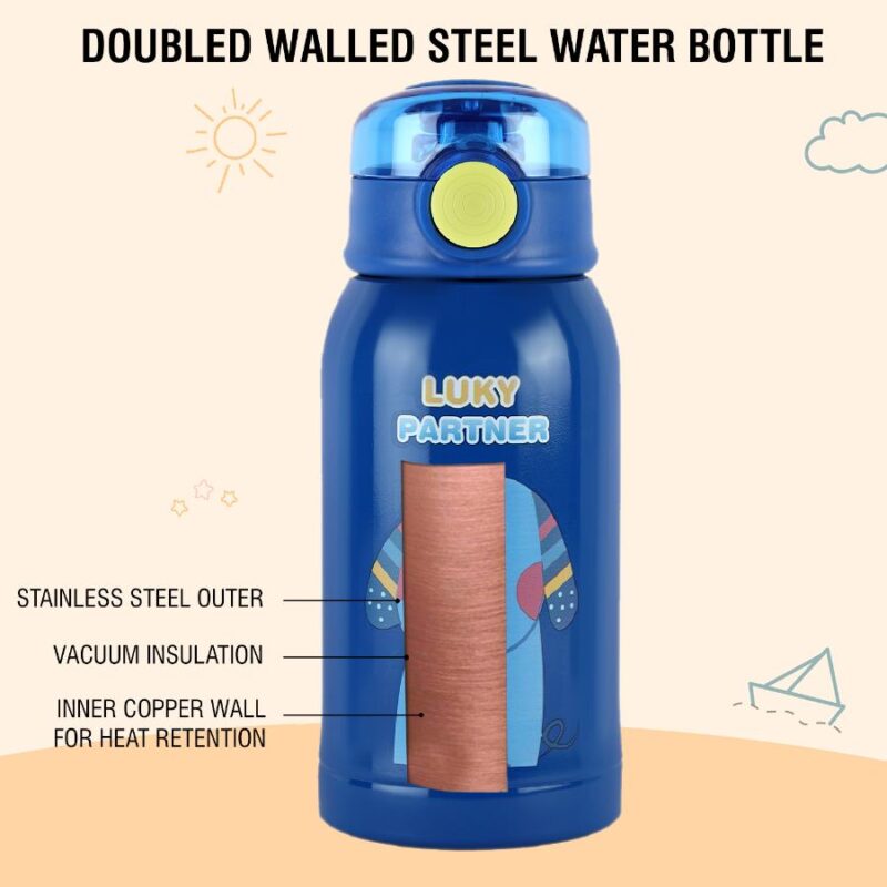 Kinder Hot & Cold Stainless Steel Kids Water Bottle, 500ml - Image 9