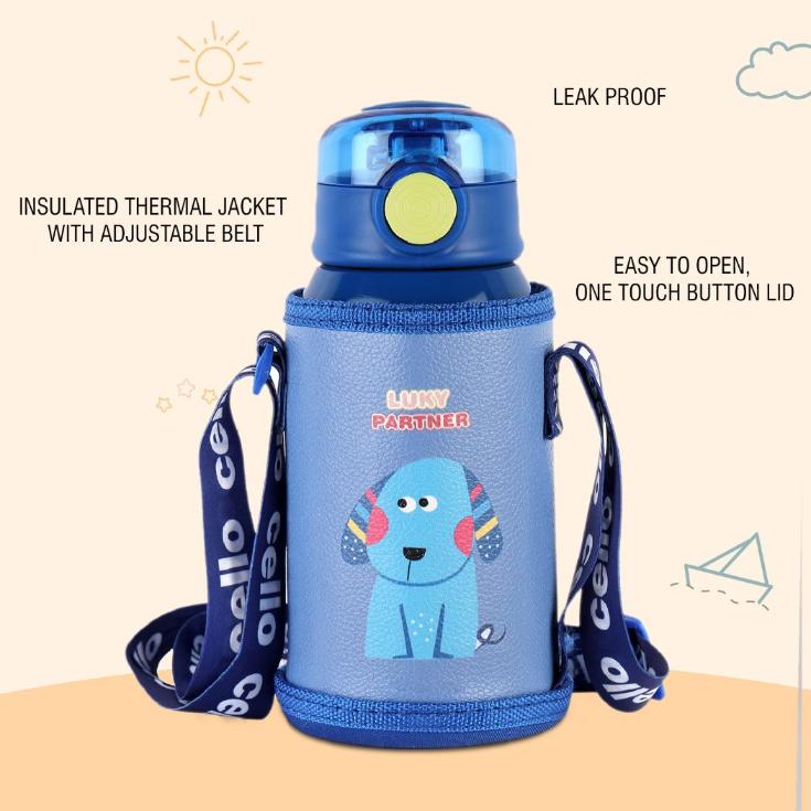 Kinder Hot & Cold Stainless Steel Kids Water Bottle, 500ml - Image 17