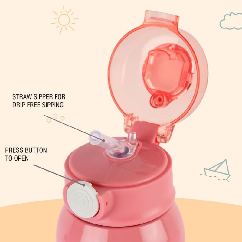 Kinder Hot & Cold Stainless Steel Kids Water Bottle, 500ml - Image 22
