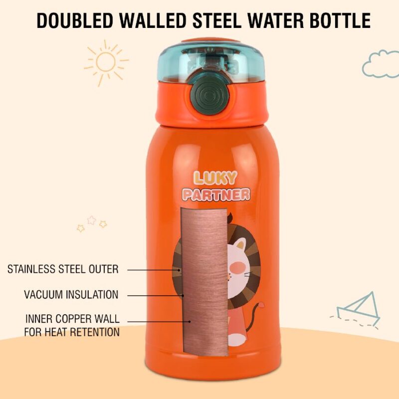 Kinder Hot & Cold Stainless Steel Kids Water Bottle, 500ml - Image 11