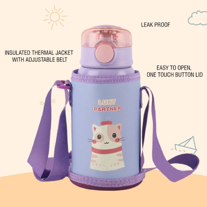 Kinder Hot & Cold Stainless Steel Kids Water Bottle, 500ml - Image 20
