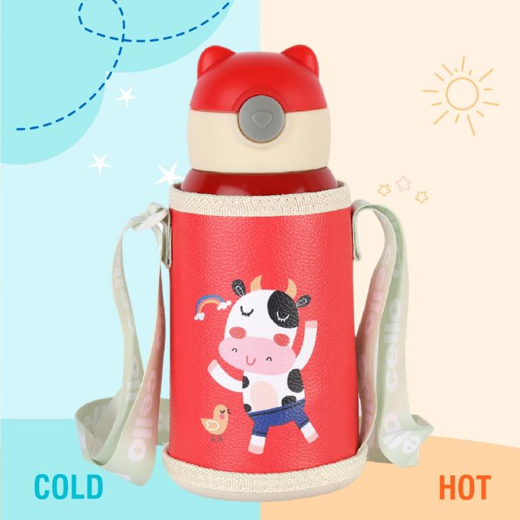 Toddy Hot & Cold Stainless Steel Kids Water Bottle, 550ml - Image 13