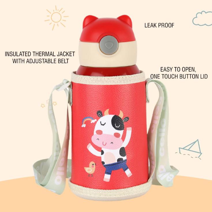 Toddy Hot & Cold Stainless Steel Kids Water Bottle, 550ml - Image 17