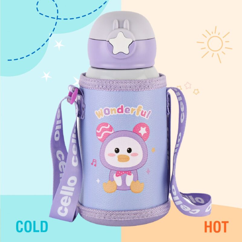 Lucky Hot & Cold Stainless Steel Kids Water Bottle, 500ml - Image 22