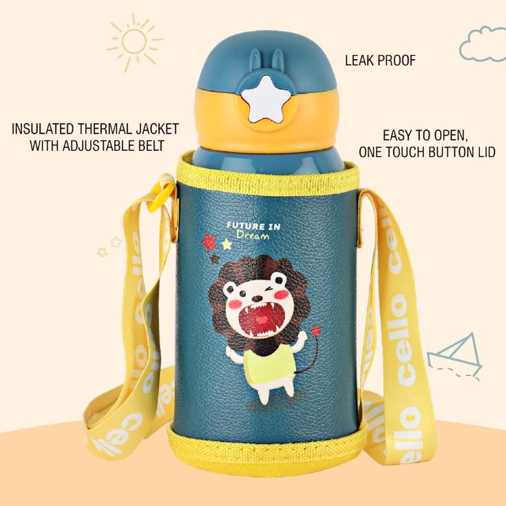 Lucky Hot & Cold Stainless Steel Kids Water Bottle, 500ml - Image 15