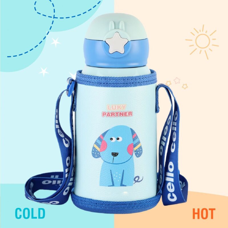 Lucky Hot & Cold Stainless Steel Kids Water Bottle, 500ml - Image 24