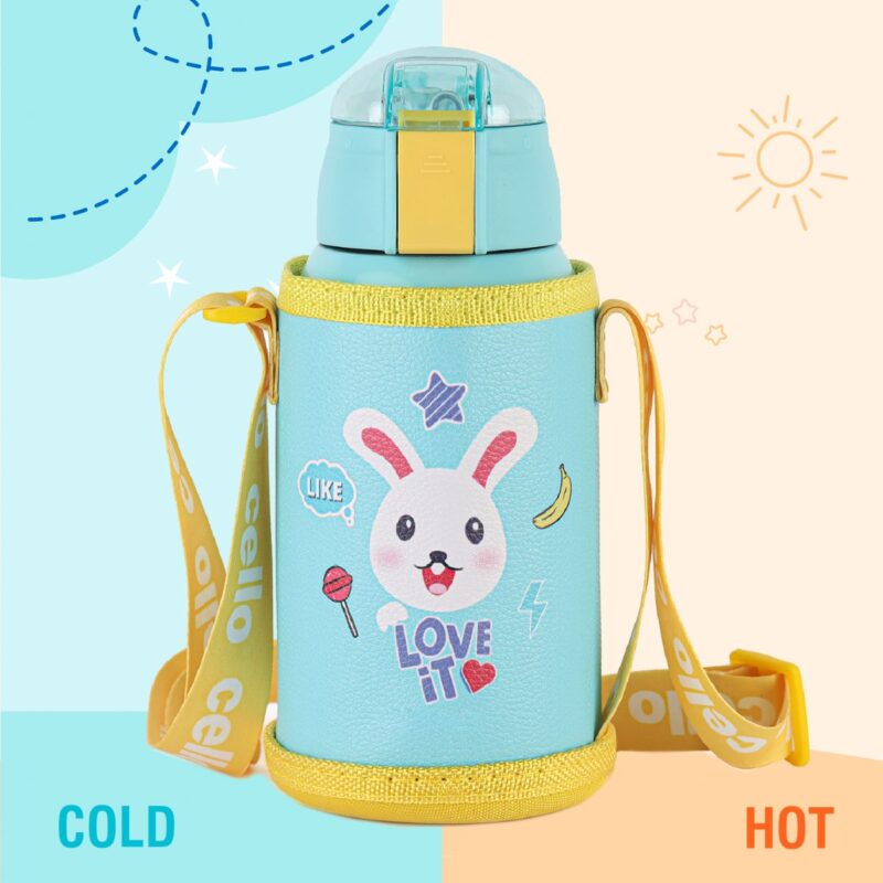 Kido Hot & Cold Stainless Steel Kids Water Bottle, 500ml - Image 23