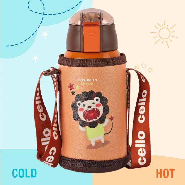 Kido Hot & Cold Stainless Steel Kids Water Bottle, 500ml - Image 25