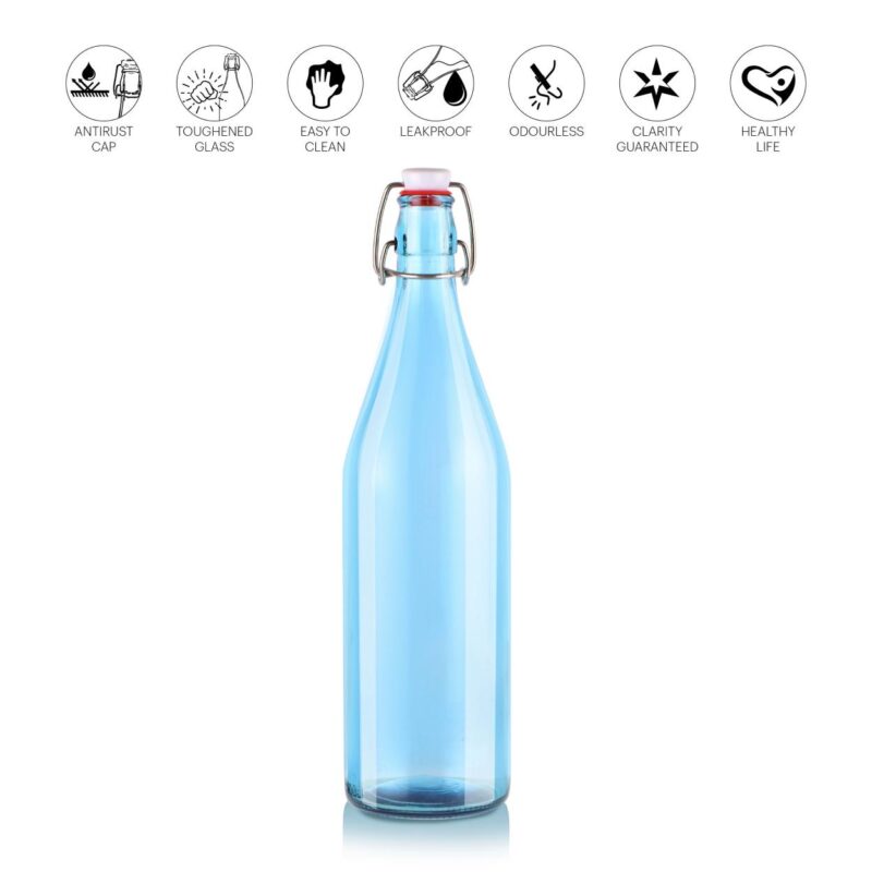 Aquaria Glass Water Bottle, 1000ml - Image 11