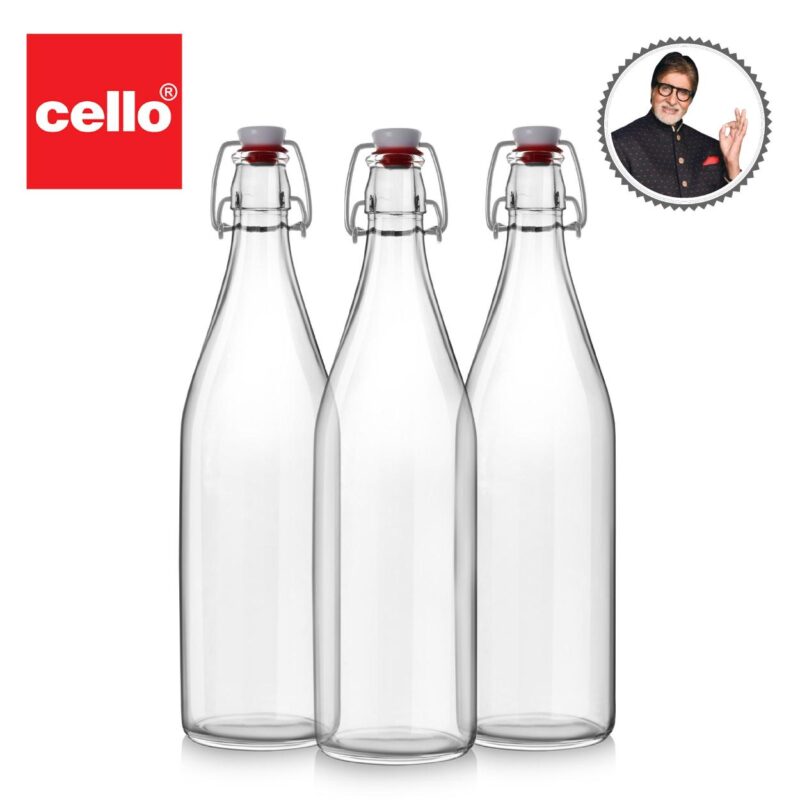 Aquaria Glass Water Bottle, 1000ml - Image 49