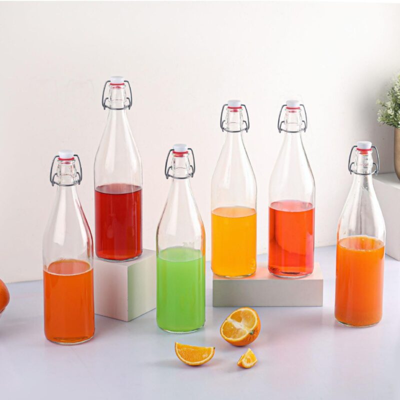 Clear|Aquaria Glass Water Bottle, 1000ml / 1000ml