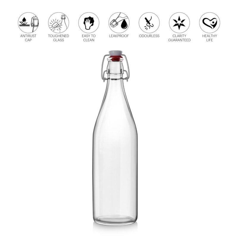 Aquaria Glass Water Bottle, 1000ml - Image 16