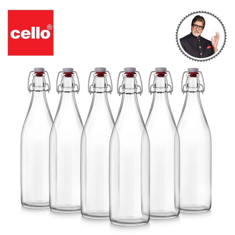 Aquaria Glass Water Bottle, 1000ml - Image 52