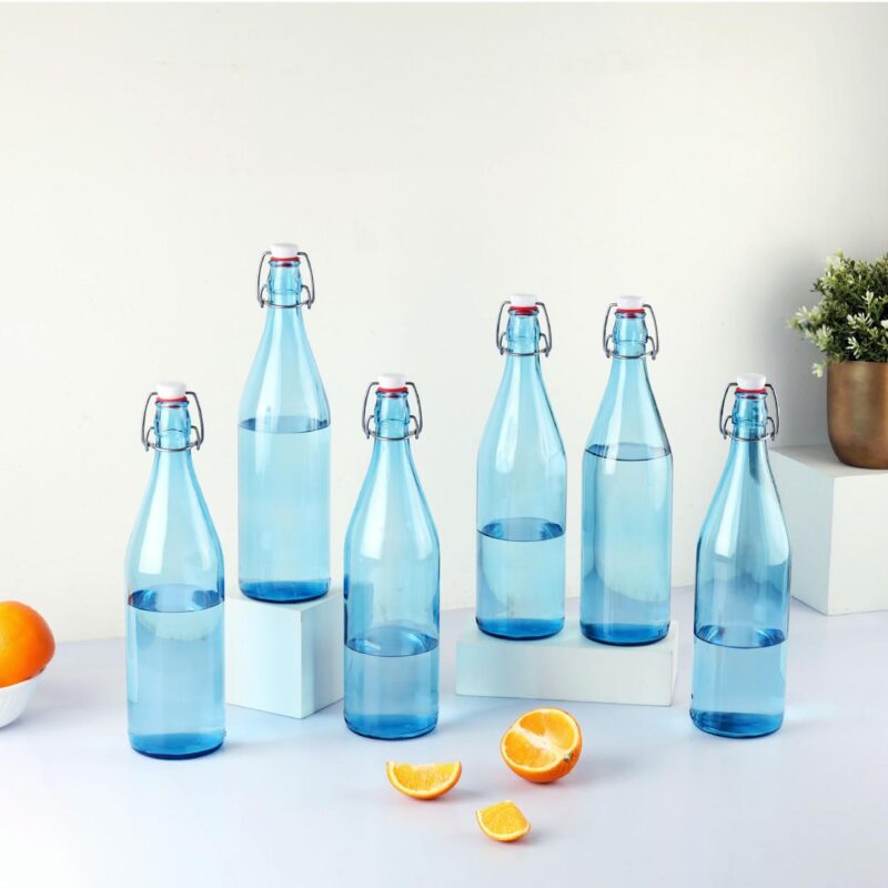 SAPPHIRE|Aquaria Glass Water Bottle, 1000ml / 1000ml