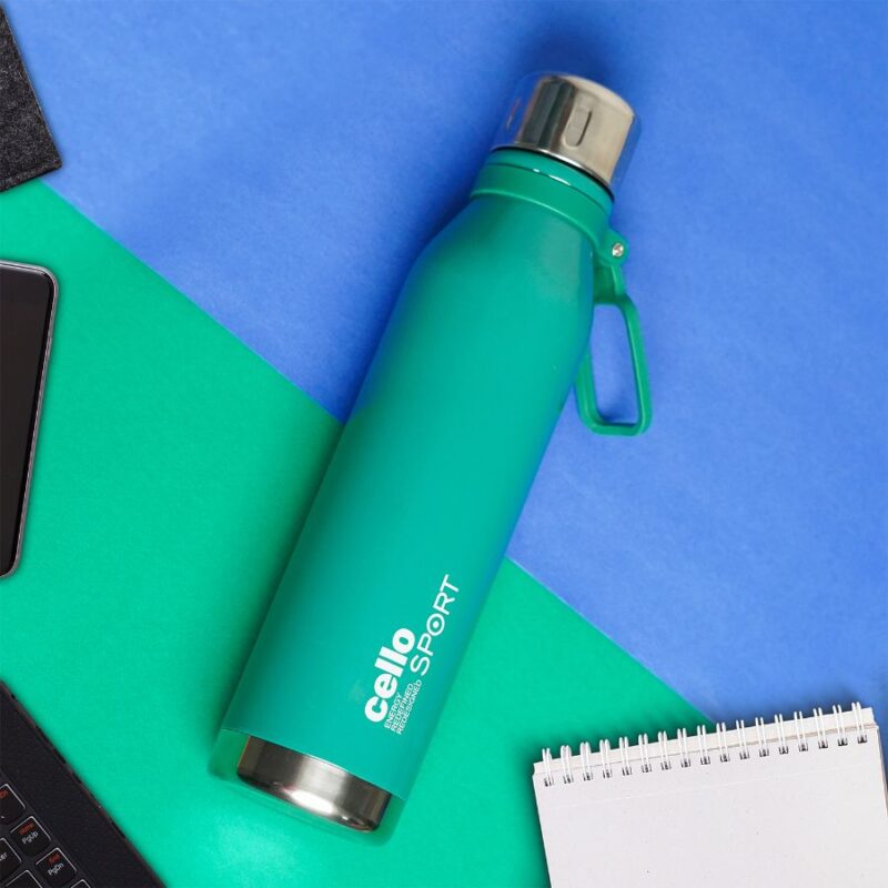Green|Bentley Flask, Vacusteel Water Bottle, 600ml / 600ml