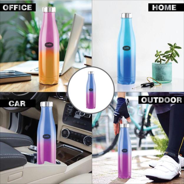 Colourmate Flask, Vacusteel Water Bottle, 500ml - Image 11