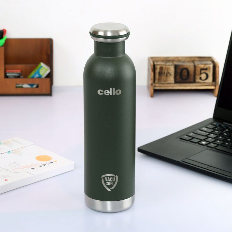 Green|Duro Mac Flask, Vacusteel Water Bottle / 600ml
