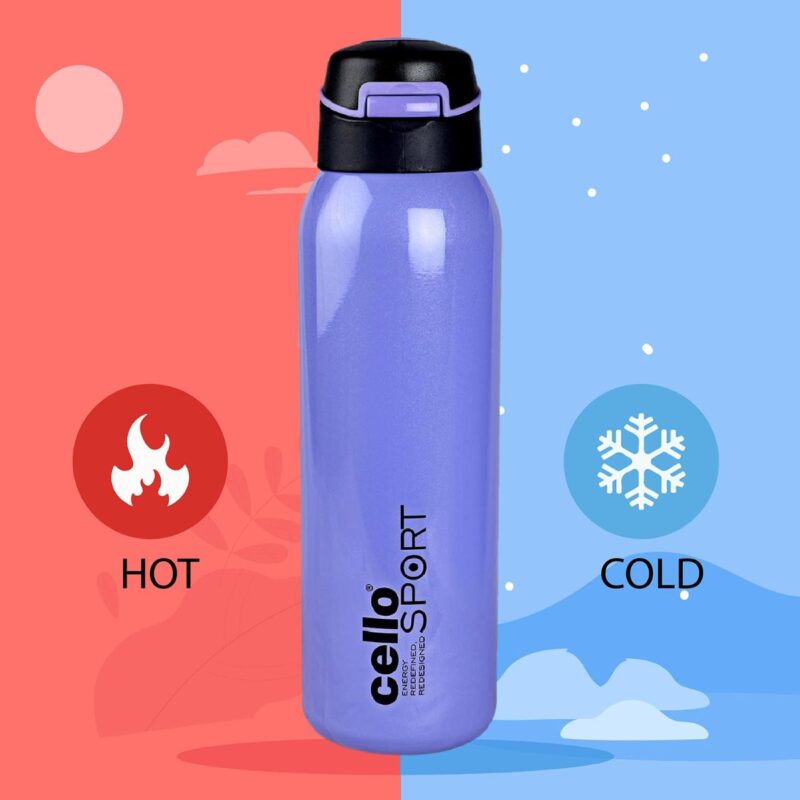 Gym Star Flask, Vacusteel Water Bottle, 650ml - Image 14