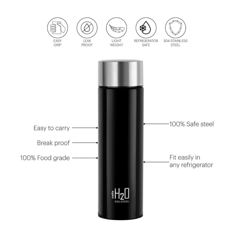 H2O Stainless Steel Water Bottle, 1000ml - Image 22