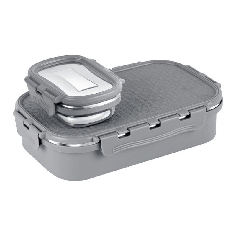 Grey|Matrix Insulated Lunch Box, Big / Big