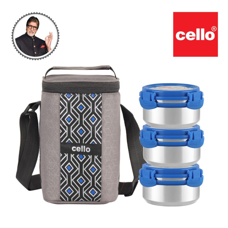 MF Ultra Stainless Steel Lunch Box with Jacket, Set of 3 - Image 14