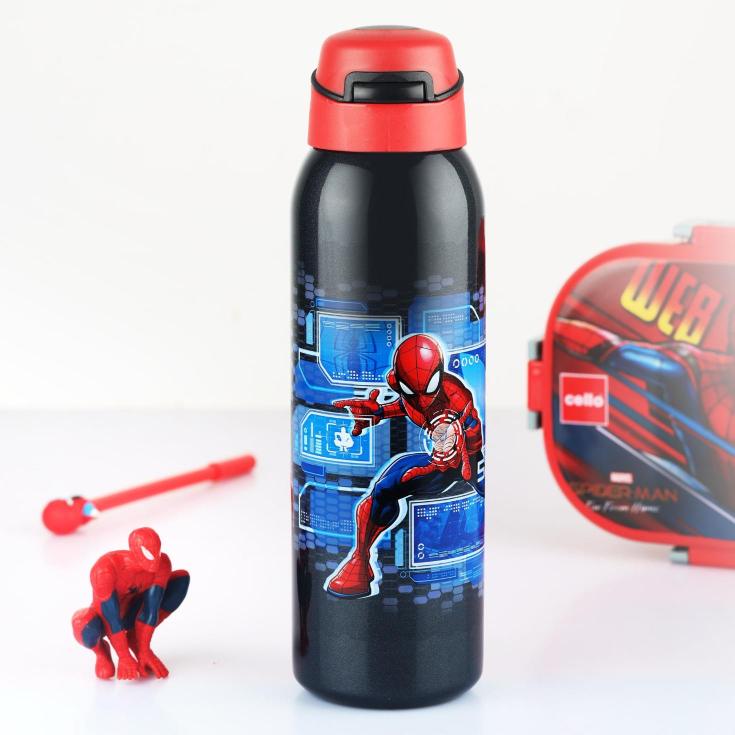 Gym-Star Toons Hot & Cold Stainless Steel Kids Water Bottle, 650ml - Image 2