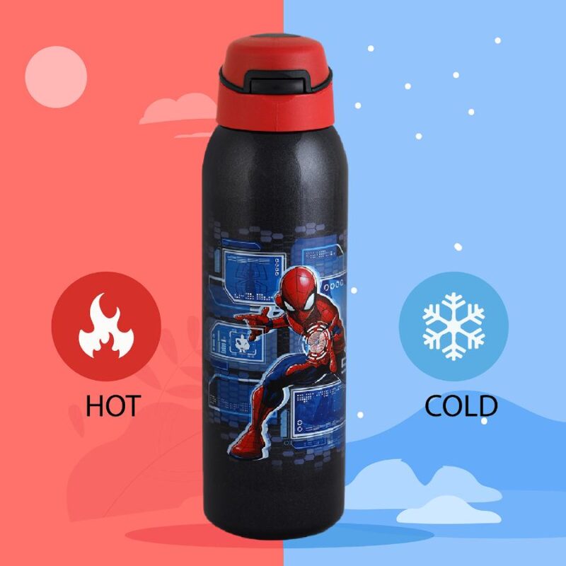 Gym-Star Toons Hot & Cold Stainless Steel Kids Water Bottle, 650ml - Image 10