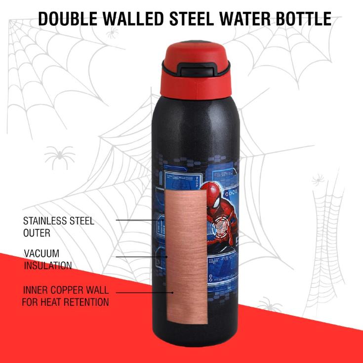 Gym-Star Toons Hot & Cold Stainless Steel Kids Water Bottle, 650ml - Image 13