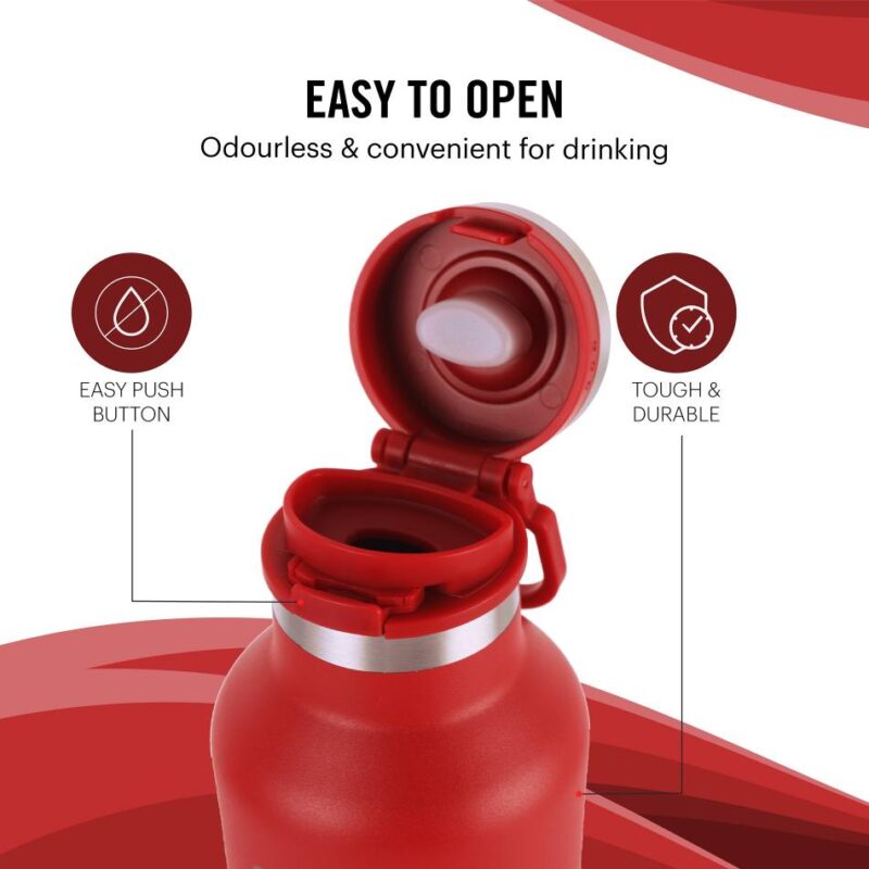 Duro One Touch Flask, Vacusteel Water Bottle - Image 28