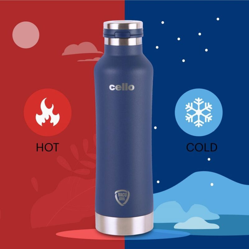 Duro One Touch Flask, Vacusteel Water Bottle - Image 17