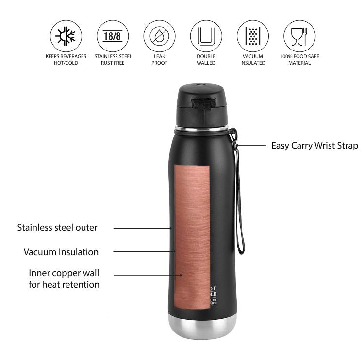 Duro Ace Flask, Vacusteel Water Bottle 900ml - Image 6