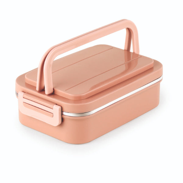 Orange|Food Buddy Lunch Box With Fork And Spoon