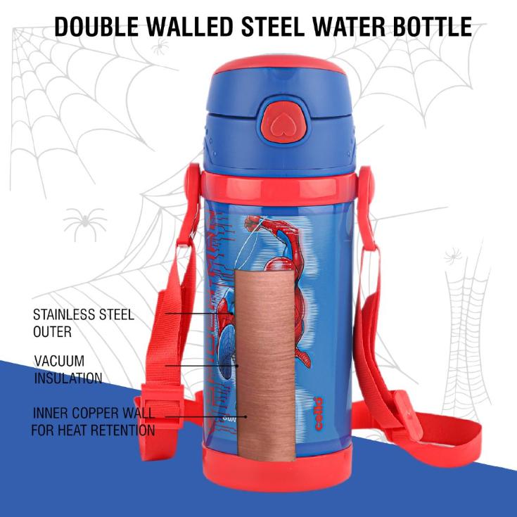 Champ 400 Hot & Cold Stainless Steel Kids Water Bottle, 400ml - Image 19