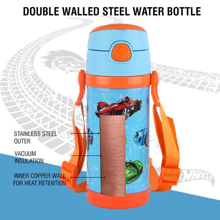 Champ 400 Hot & Cold Stainless Steel Kids Water Bottle, 400ml - Image 20
